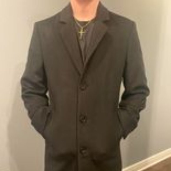 BRAND NEW NEVER WORN Michael Kors Men's Madison Wool Blend Modern-Fit Overcoat - Picture 5 of 17